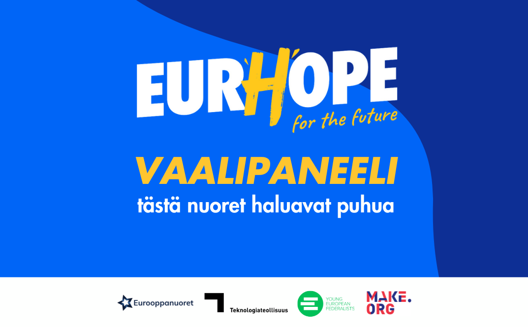 EurHope-vaalipaneeli: tästä nuoret haluavat puhua 30.5