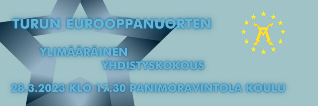 Kutsu Turun Eurooppanuorten ylimääräiseen yhdistyskokoukseen 28.3.