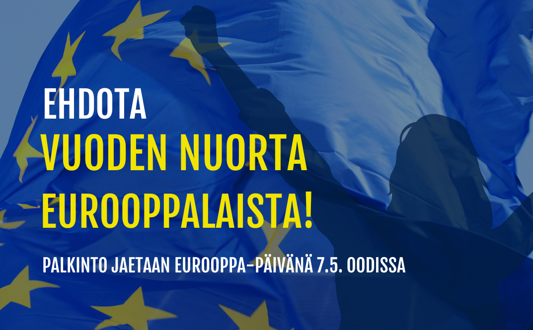 Ehdota vuoden nuorta eurooppalaista 2024!